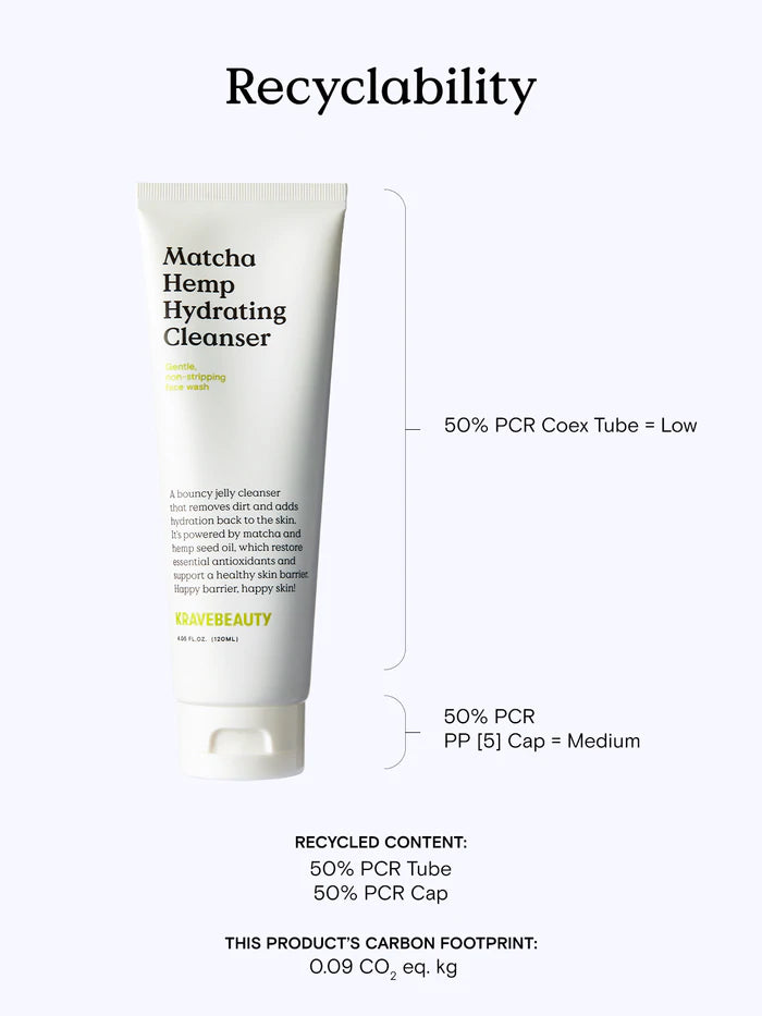 Matcha hemp hydrating online cleanser