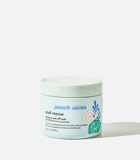 Peach Slices Snail Rescue Intensive Wash-Off Mask 100ml