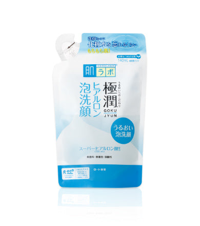 Hada Labo Goku-Jyun Super Hyaluronic Face Foam 140ml (Refill)